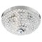 Cwi Lighting Globe 3 Light Bowl Flush Mount With Chrome Finish QS8357C12C - alternate 2